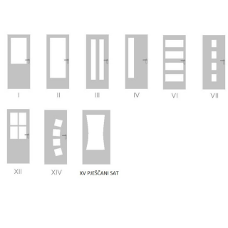 VRATA SA STAKLOM CPL UNUTARNJA 