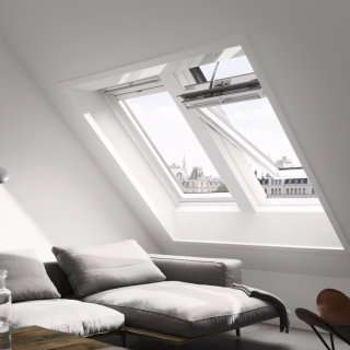 VELUX PREMIUM KROVNI PROZOR, BIJELI POLIURETAN, SOLARNO NAPAJANJE, STAKLO 68 