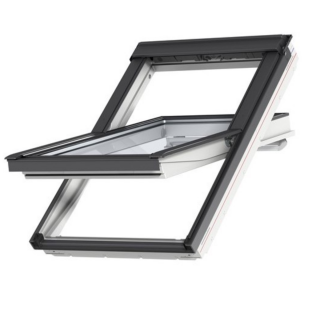 VELUX PREMIUM KROVNI PROZOR, BIJELI POLIURETAN, GORNJA RUČKA, STAKLO 70 