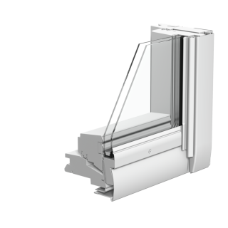 VELUX STANDARD PLUS KROVNI PROZOR, BIJELI POLIURETAN, GORNJA RUČKA, STAKLO 51 