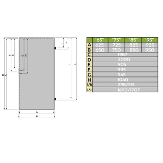 VRATNO KRILO P1 HRAST CLASSIC FURNIR 
