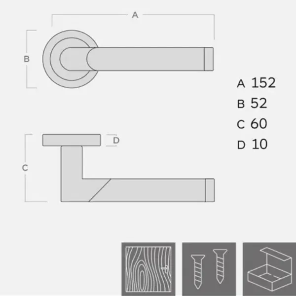 KVAKA BI-COLOR II ROZETA CILINDAR 13591 