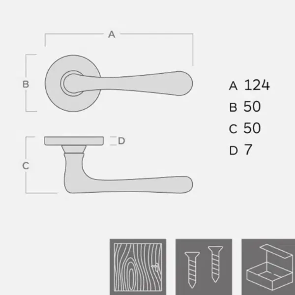 KVAKA STEFANIA MESING ROZETA CILINDAR 29745 