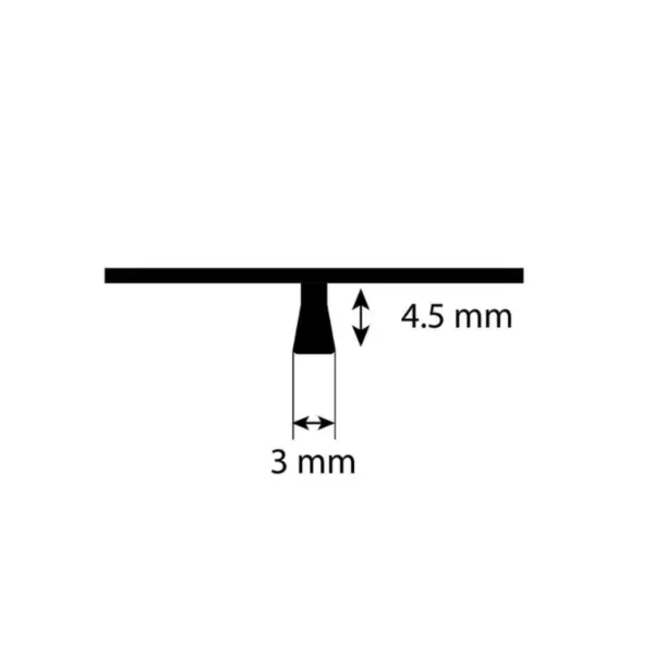 SPOJNI PROFIL SLIM ROCKO SREBRNI 2800mm 