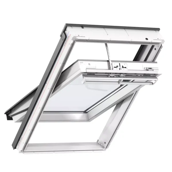 VELUX PREMIUM KROVNI PROZOR, BIJELI POLIURETAN, SOLARNO NAPAJANJE, STAKLO 68 