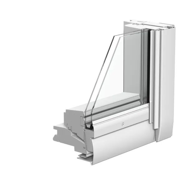 VELUX STANDARD PLUS KROVNI PROZOR, BIJELI POLIURETAN, GORNJA RUČKA, STAKLO 51 