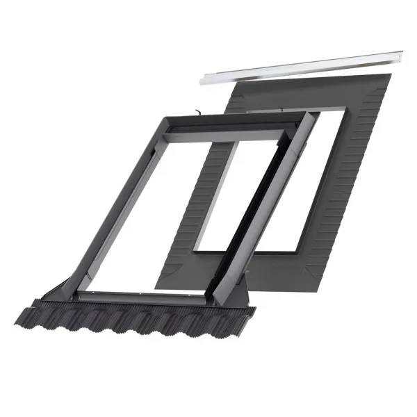 VELUX STANDARD PLUS KROVNI PROZOR, BIJELI POLIURETAN, GORNJA RUČKA, STAKLO 51 