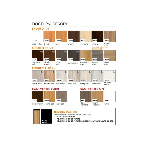 VRATNO KRILO ZA PREKLOPNA VRATA LIBRA 