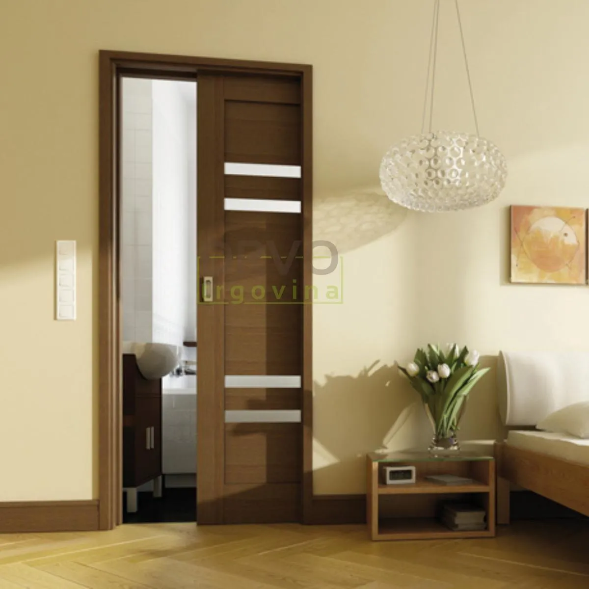 SUSTAV ZA KLIZNA VRATA S KAZETOM I DOVRATNIKOM ENDURO (BEZ KRILA) 