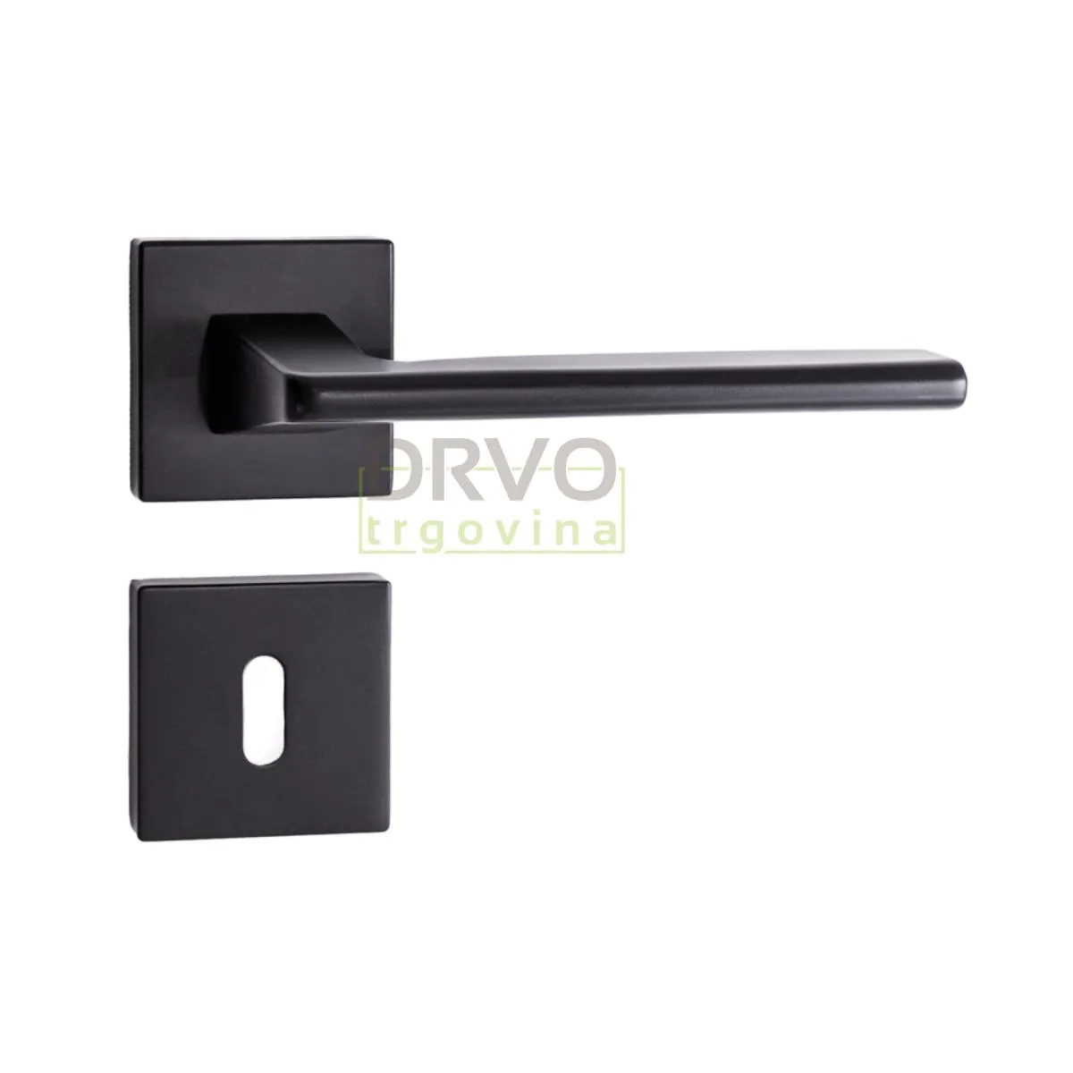 KVAKA ELITE CRNA MAT KVADR.ROZETA KLJUČ 20458 110132 