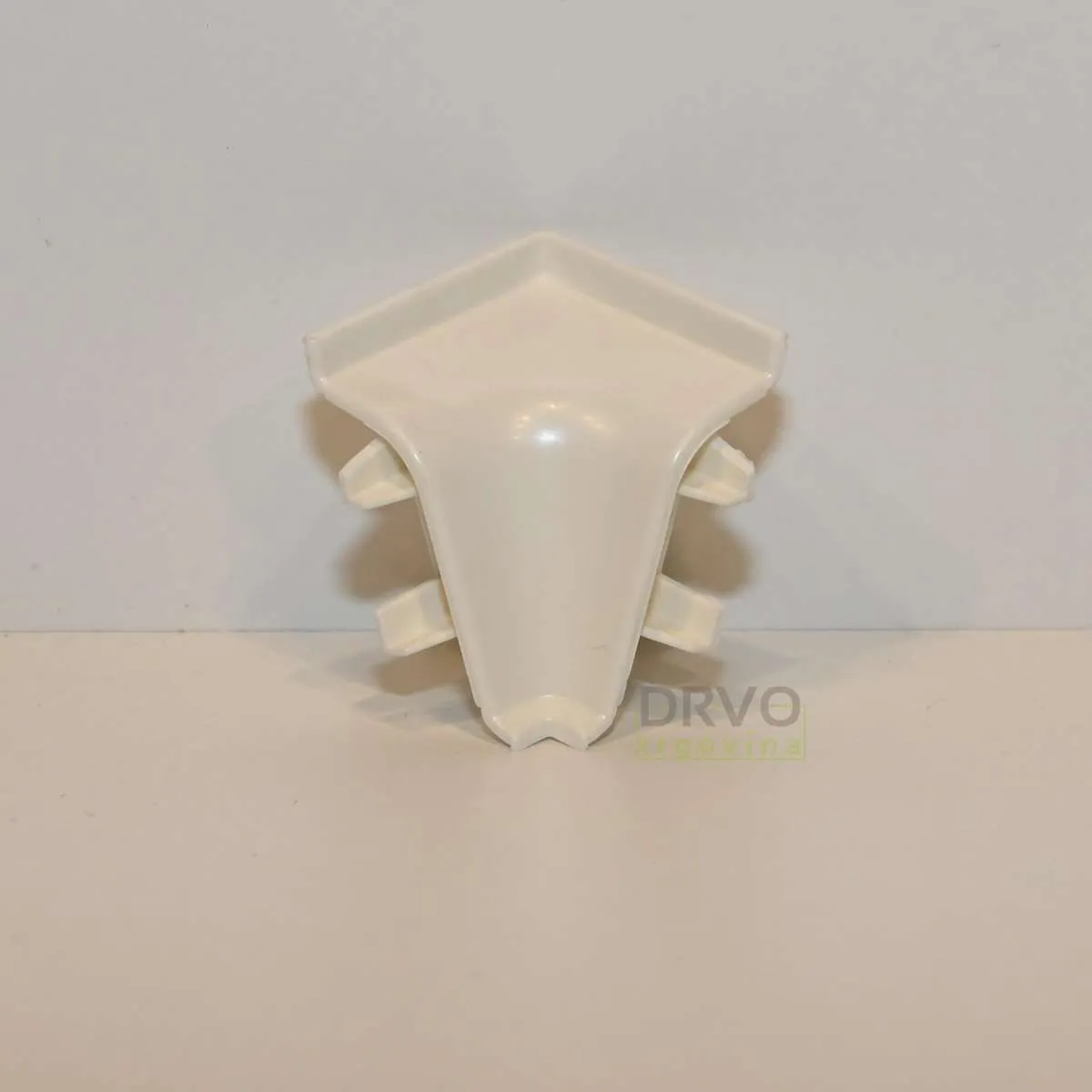 PVC KUT UNUTARNJI ZA LETVICU ZA RADNU PLOČU BIJELI 91115 