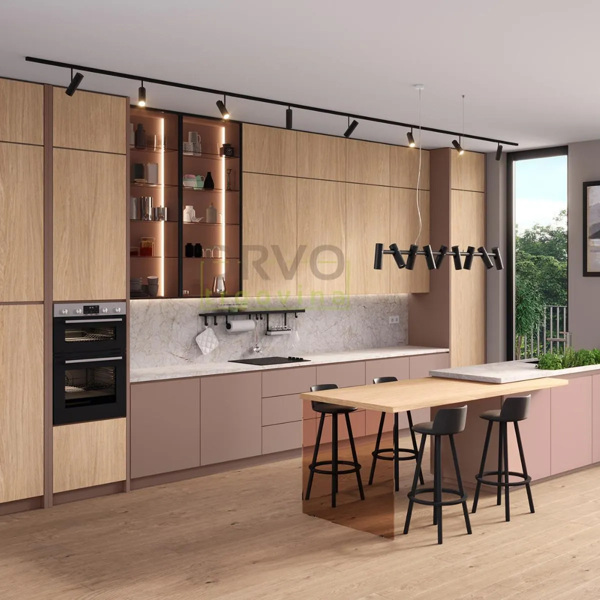 IVERICA OPLEMENJENA K695 PW STRAW PRIMAVERA OAK 18/2800/2070mm 