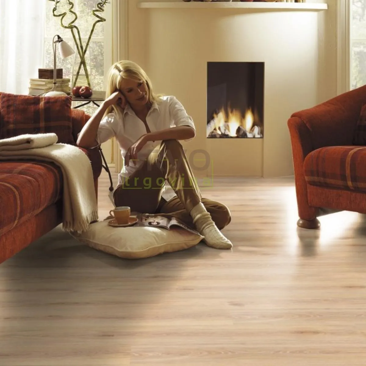 LAMINAT 12mm/Kl.33 SOUND V FUGA 3884x HRAST OPERA p=1,293 m2 