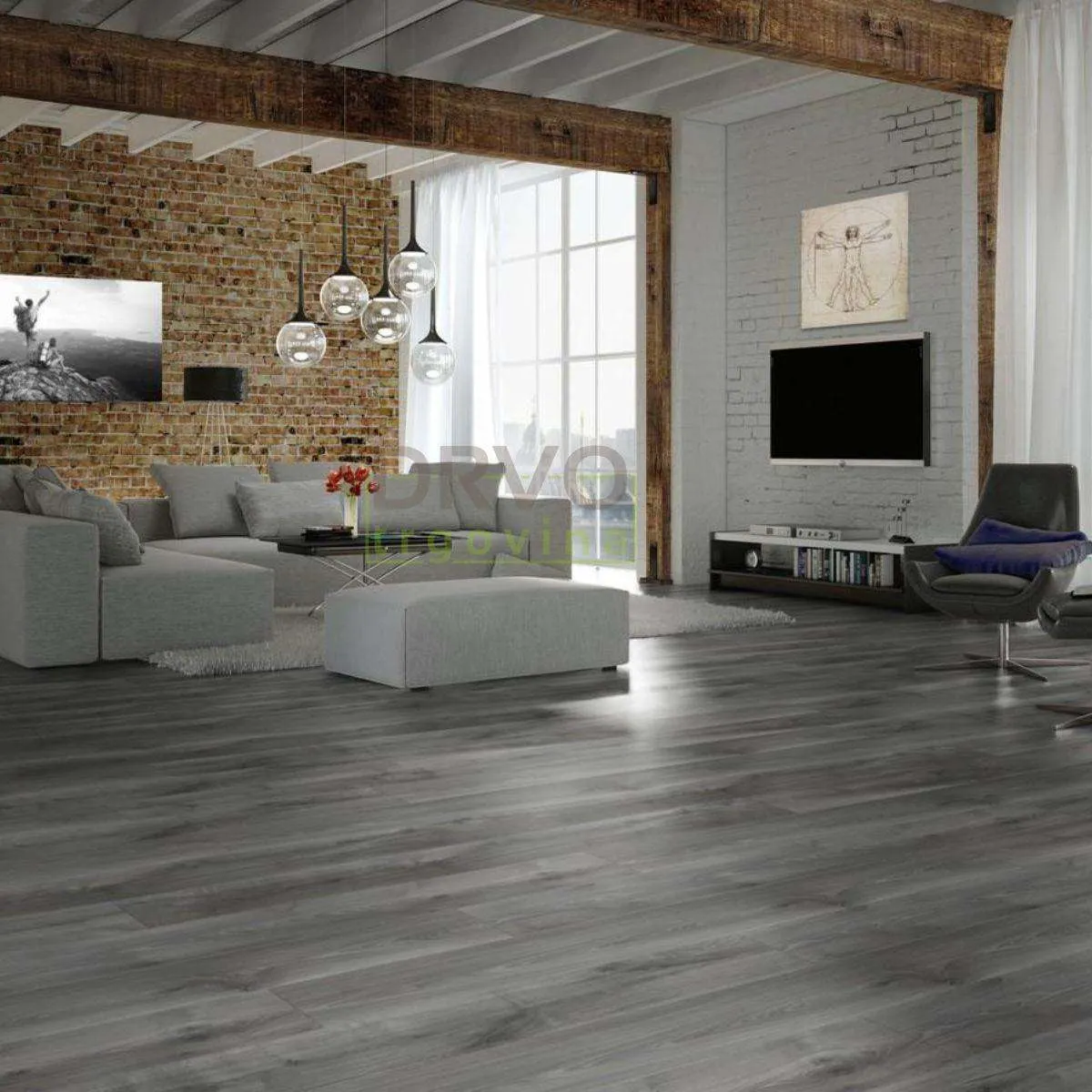 LAMINAT 12mm/Kl.33 SOUND V FUGA 3885x HRAST FADO, RASPOLOŽIVO 7,758m2 