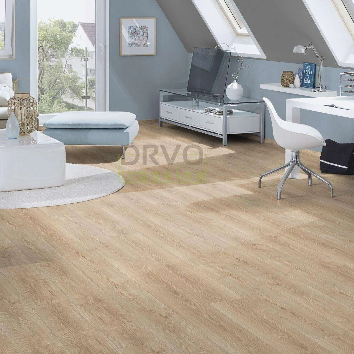 LAMINAT  8mm/Kl.32 VARIOSTEP CLASSIC V FUGA K485x HRAST STERLING, RASPOLOŽIVO 19,894m2 
