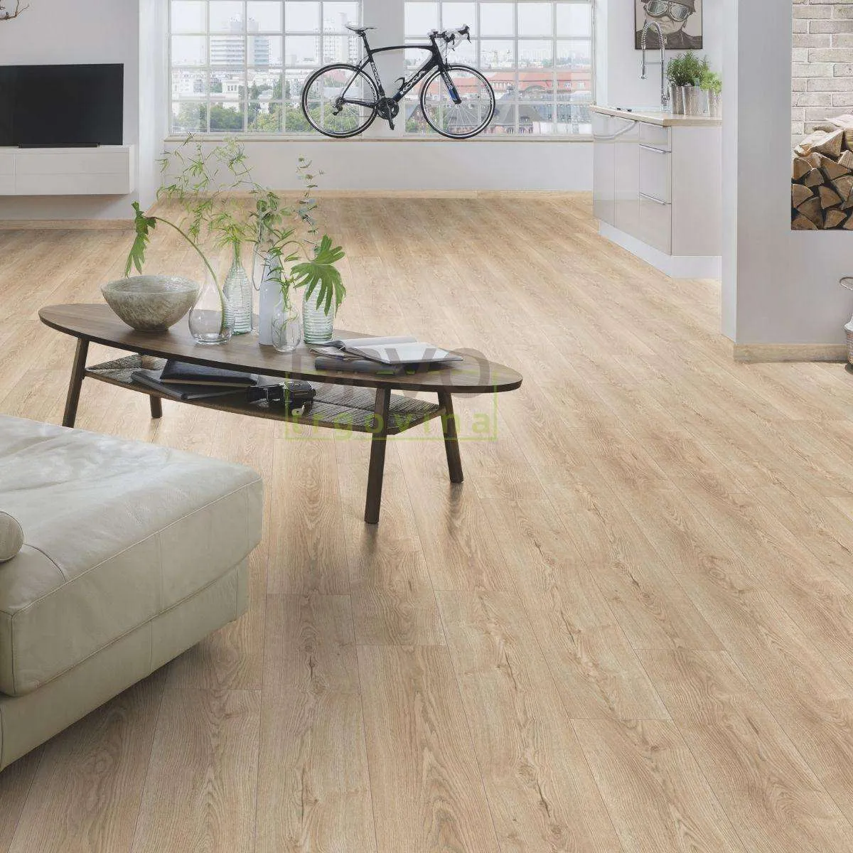 LAMINAT  8mm/Kl.32 VARIOSTEP CLASSIC V FUGA K485x HRAST STERLING, RASPOLOŽIVO 19,894m2 