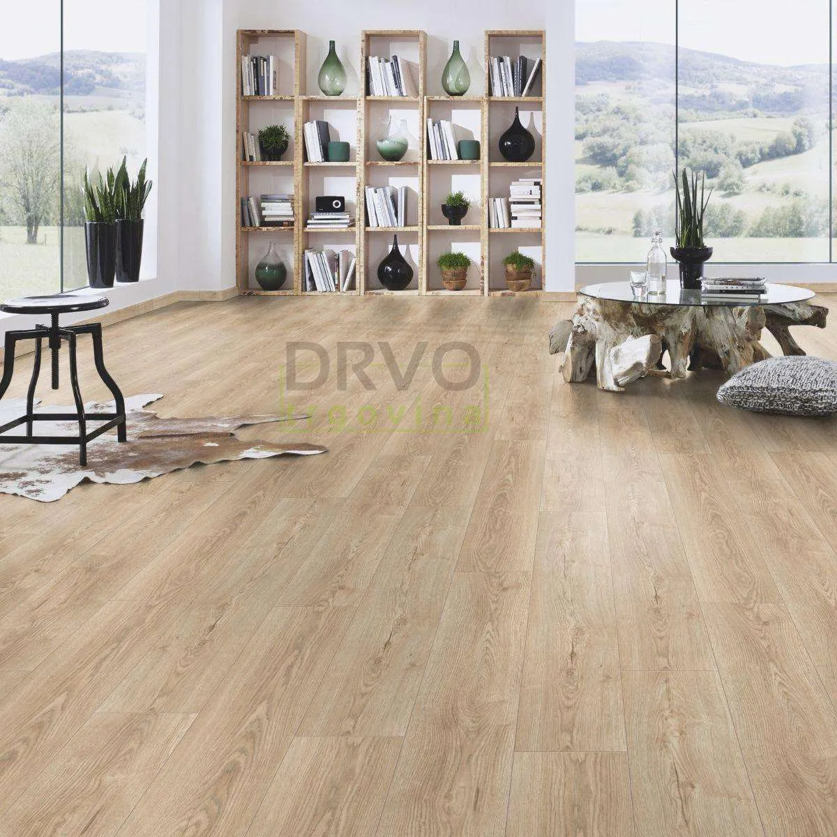 LAMINAT  8mm/Kl.32 VARIOSTEP CLASSIC V FUGA K485x HRAST STERLING, RASPOLOŽIVO 19,894m2 