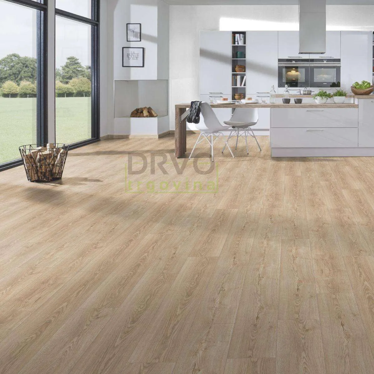 LAMINAT  8mm/Kl.32 VARIOSTEP CLASSIC V FUGA K485x HRAST STERLING, RASPOLOŽIVO 19,894m2 