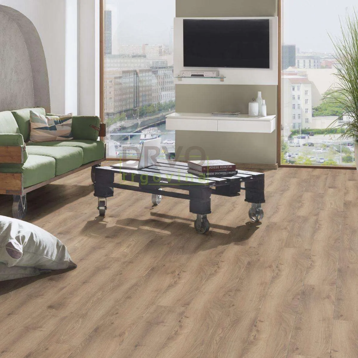 LAMINAT 12mm/Kl.33 ATLANTIC MO.RE PURE+ K285 HAYBRIDGE OAK p=1,507 m2 