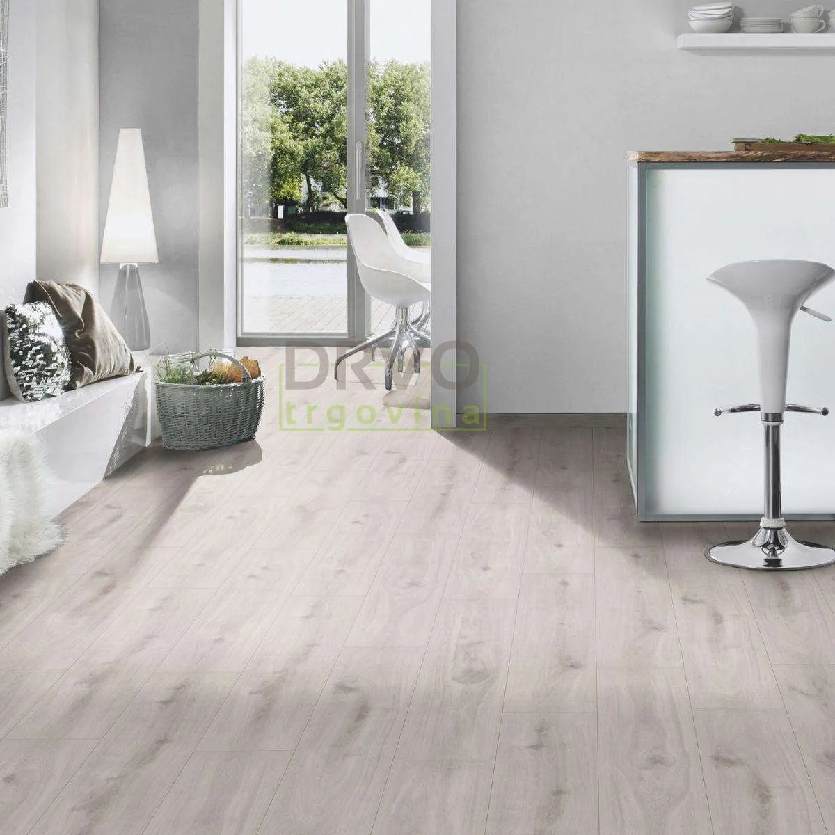 LAMINAT  8mm/Kl.33 ORGANIC Orca PURE + K231 HRAST MISTY p=2,26 m2 