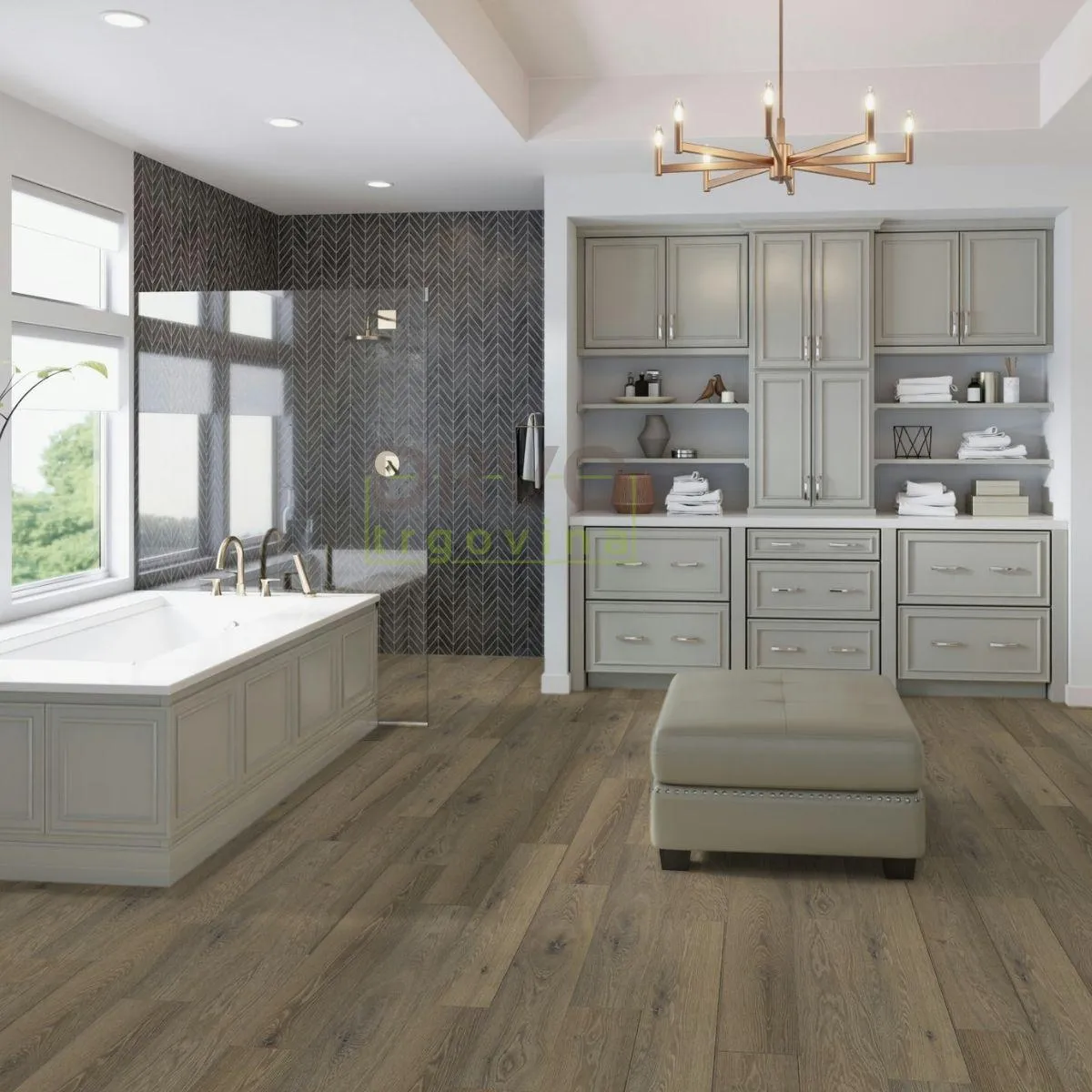 SPC VINIL 5,5+1mm/KL.34 LUXURY R076x HRAST ESPRESSO  s PLUTO podlogom p=1,3939m2 