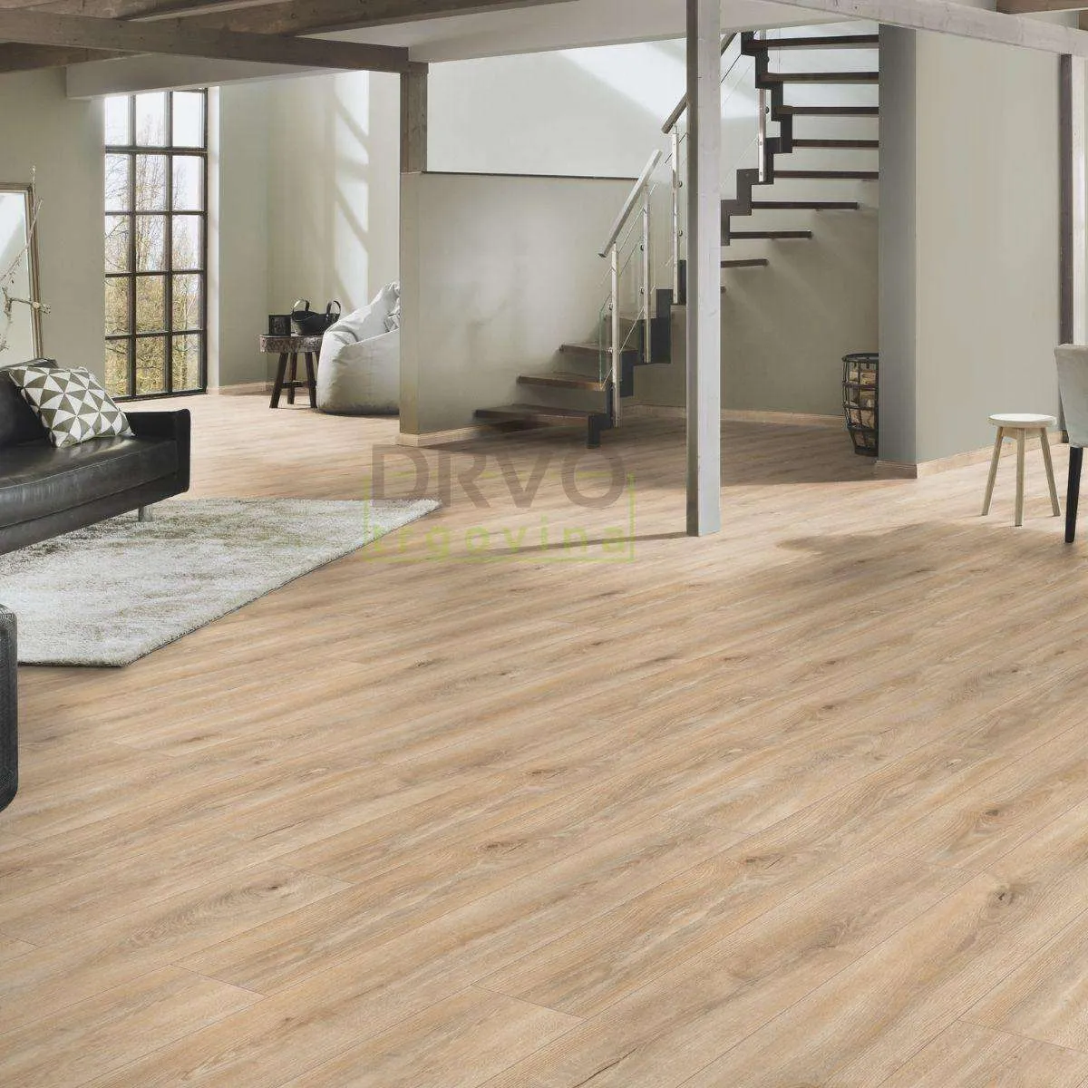 LAMINAT 12mm/Kl.33 KRONOSTEP PURE+ MO.RE K469 HRAST TORTILLA p=1,507m2 