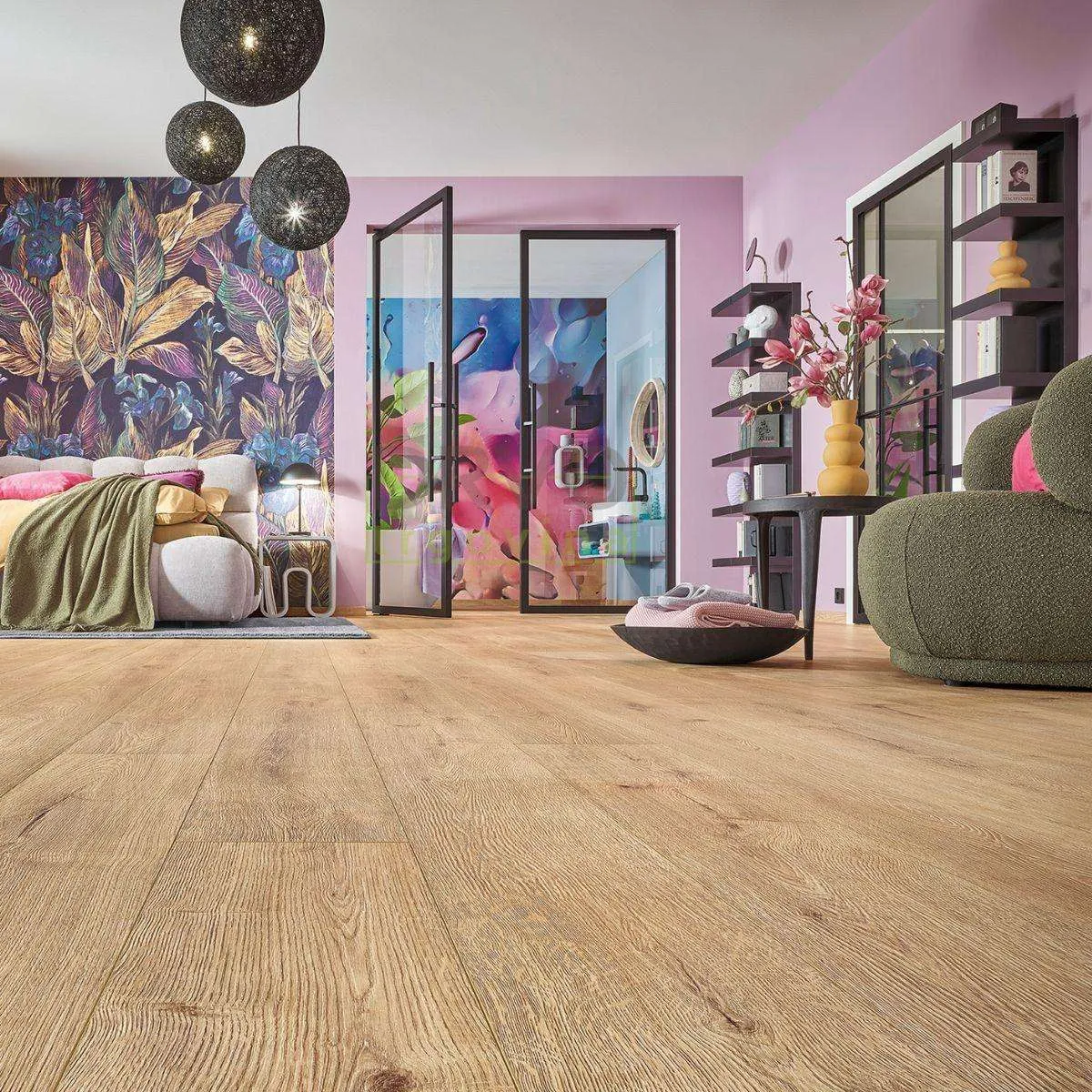LAMINAT  8mm/Kl.32 JOKA 6001x HRAST SUMMER HUDSON, RASPOLOŽIVO 22,6m2 