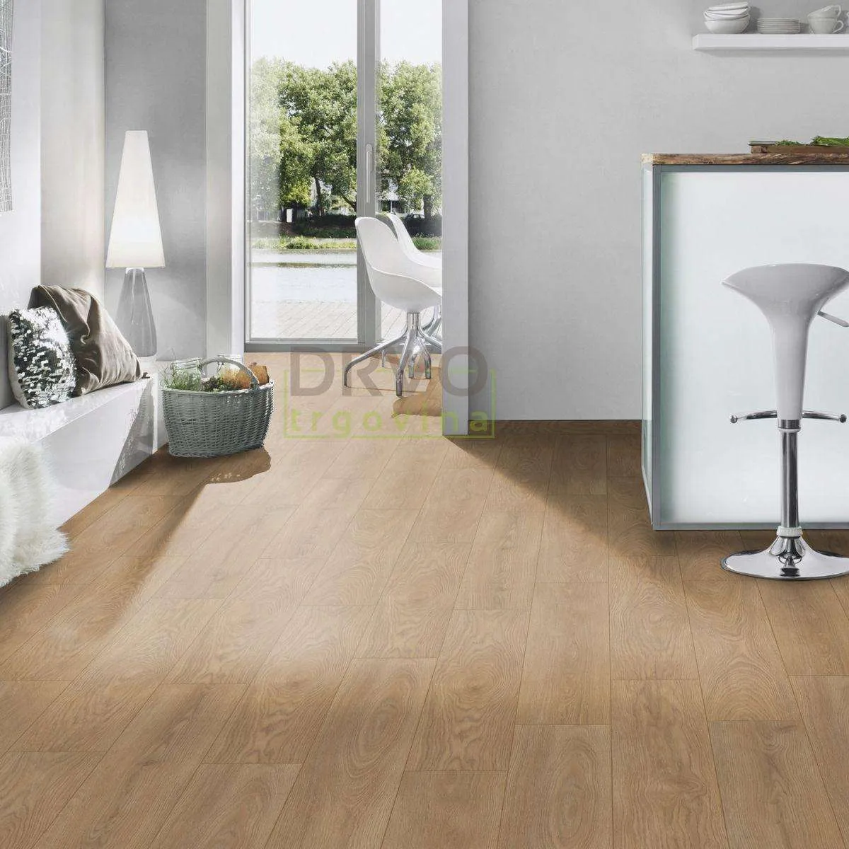 LAMINAT 12mm/Kl.33 KRONOSTEP PURE+ MO.RE K638 HRAST CORNFORTH p=1,507 m2 