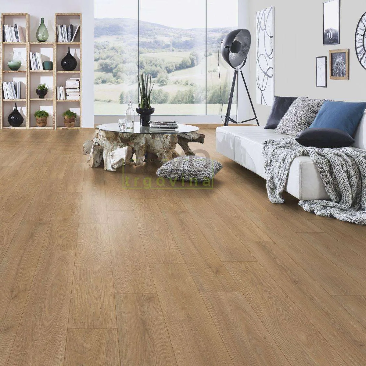 LAMINAT 12mm/Kl.33 KRONOSTEP PURE+ MO.RE K638 HRAST CORNFORTH p=1,507 m2 