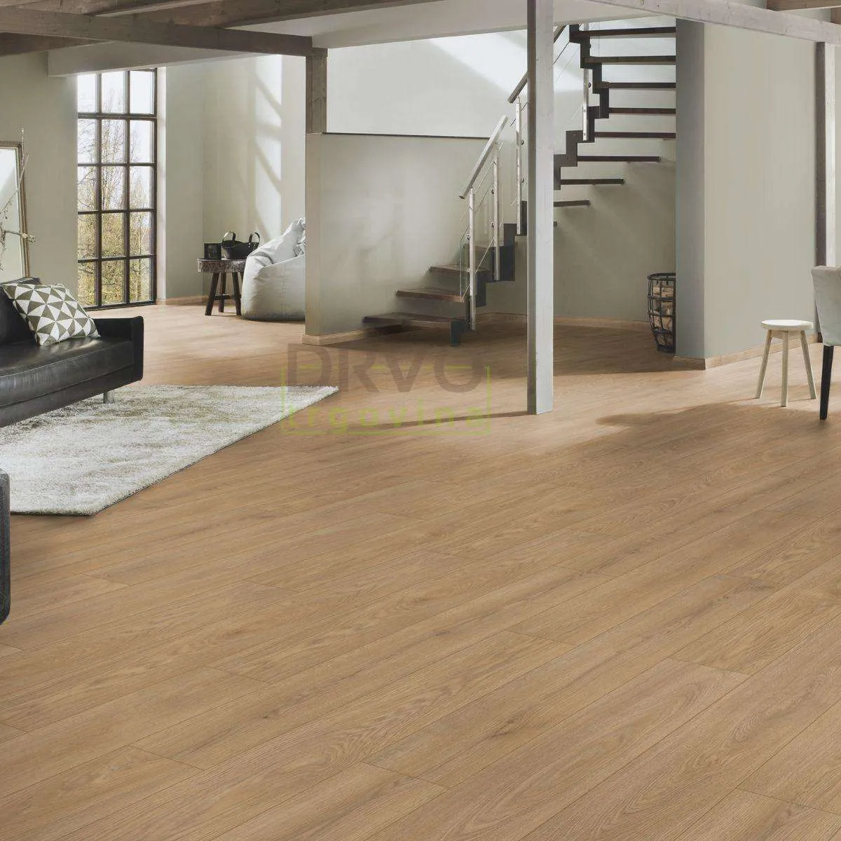 LAMINAT 12mm/Kl.33 KRONOSTEP PURE+ MO.RE K638 HRAST CORNFORTH p=1,507 m2 
