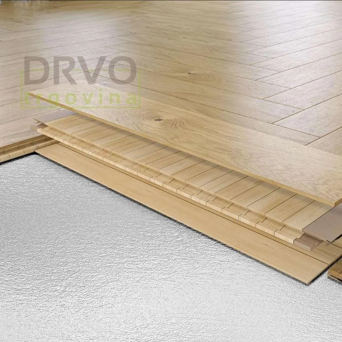 PARKET RIBLJA KOST HERRINGBONE CARAMEL 725/130/14 mm p=0,65 m2 