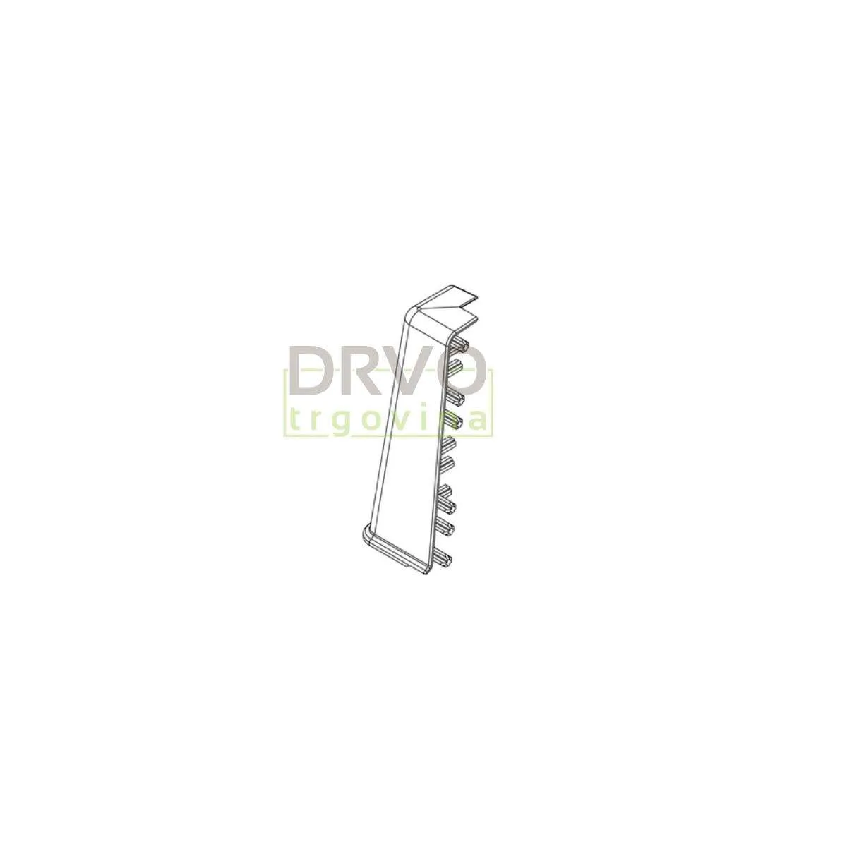 PVC KUT VANJSKI ZA LETVICE HI LINE M106 