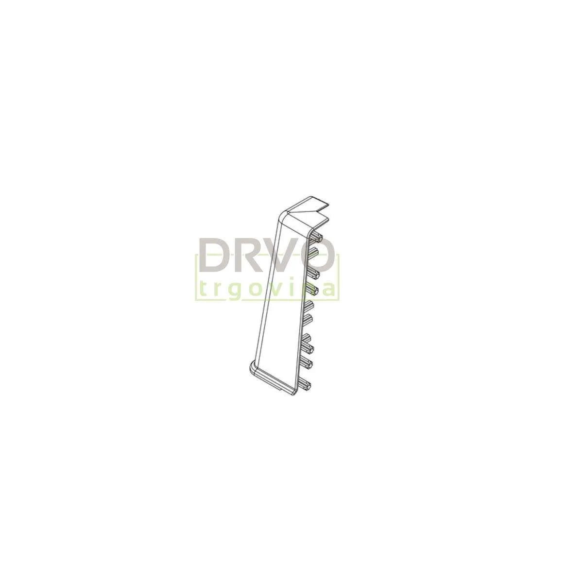 PVC KUT VANJSKI ZA LETVICE HI LINE M256 