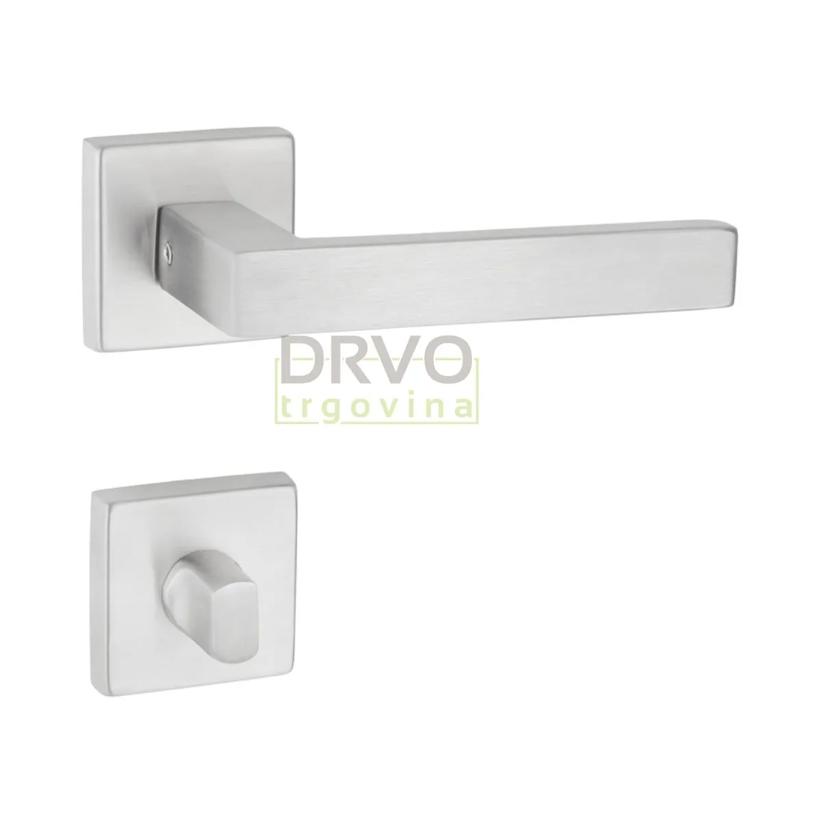 KVAKA QUADRO ECO INOX WC ZAKLJUČAVANJE 30556 