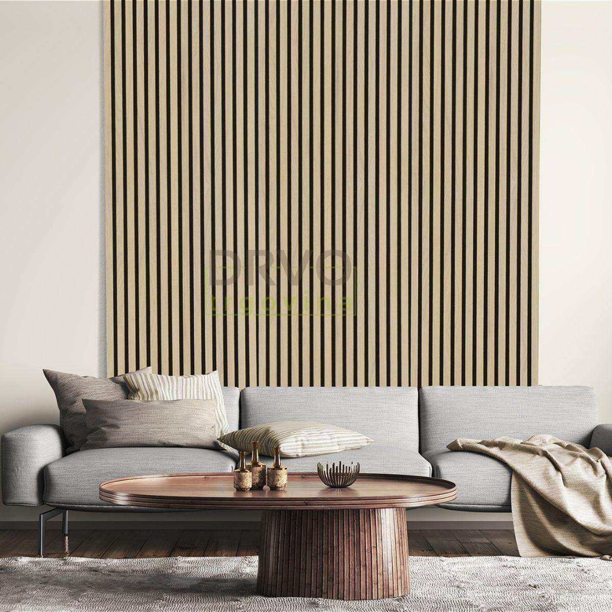 AKUSTIČNI PANELI MDF FN ACUSTICO ZEBRANO FOLIJA 19/572,5/2400mm p=1 ...
