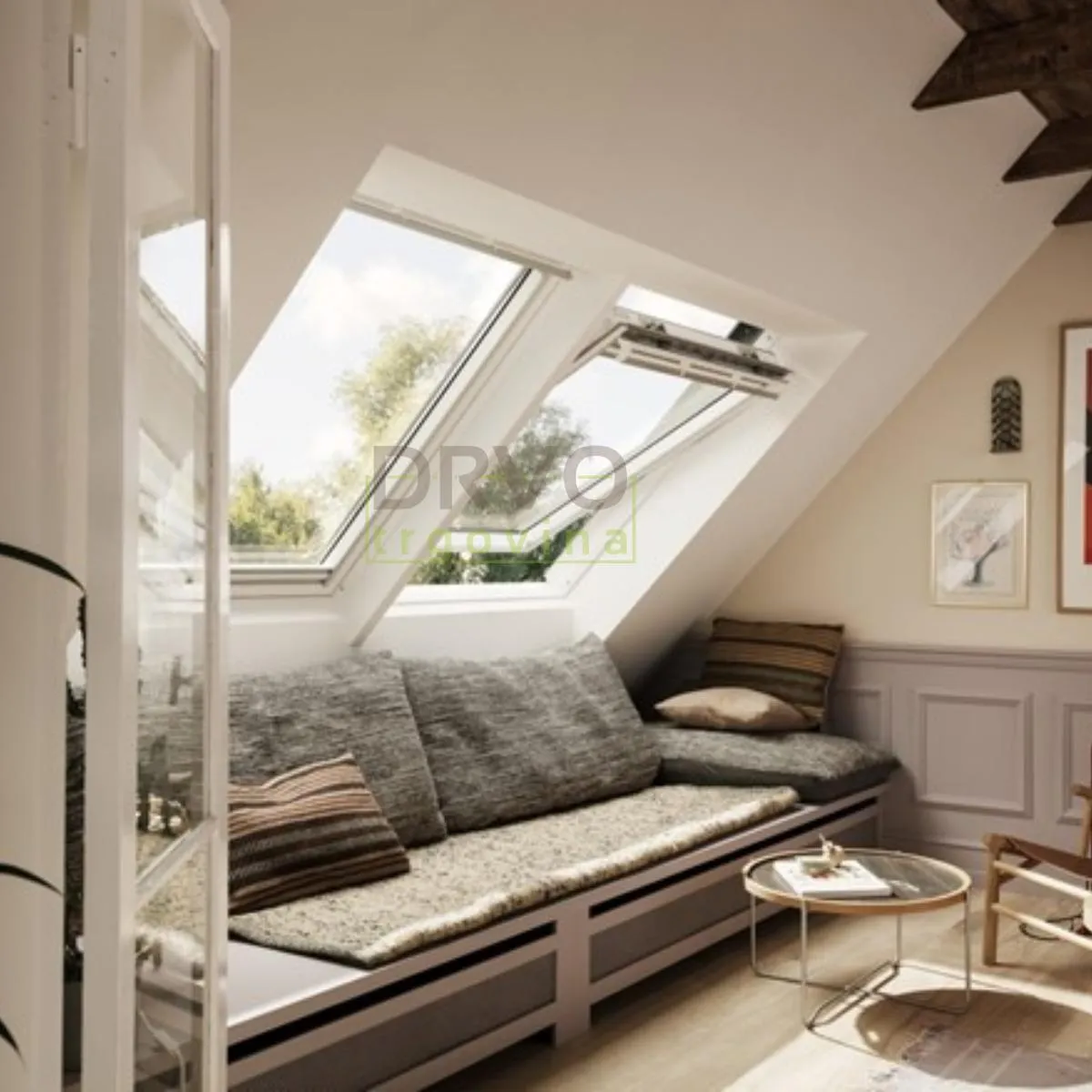 VELUX KROVNI PROZOR, BIJELA BOJA, ELEKTRIČNO NAPAJANJE, STAKLO 68 