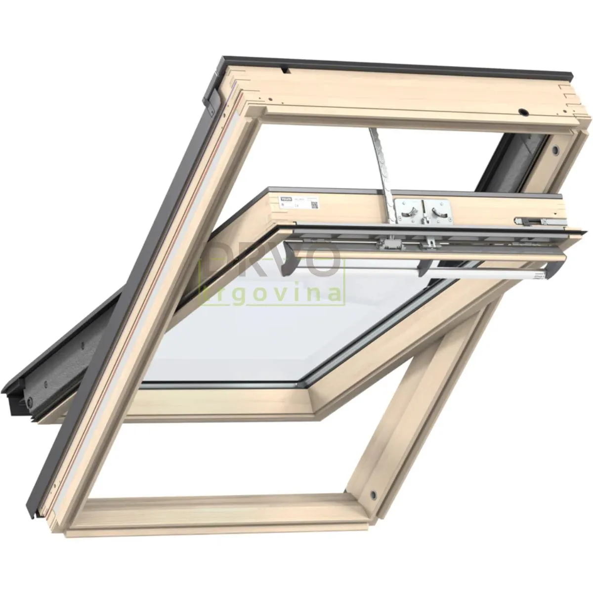 VELUX PREMIUM KROVNI PROZOR, BEZBOJNI LAK, SOLARNO NAPAJANJE, STAKLO 70 