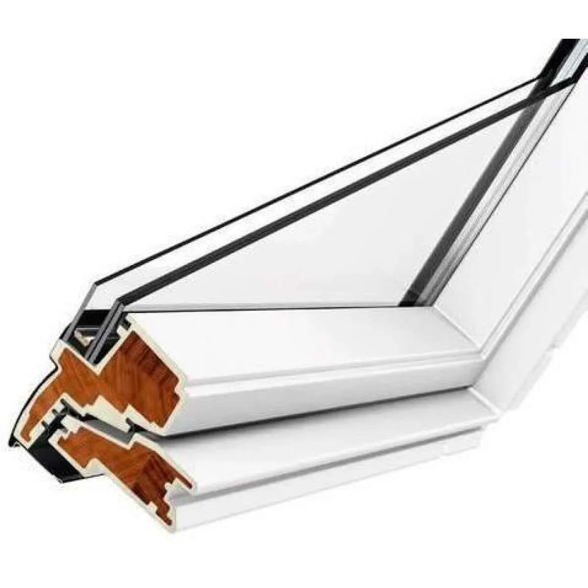 KROVNI PROZOR VELUX BIJELI POLIURETAN STAKLO 70 GORNJA RUČKA 