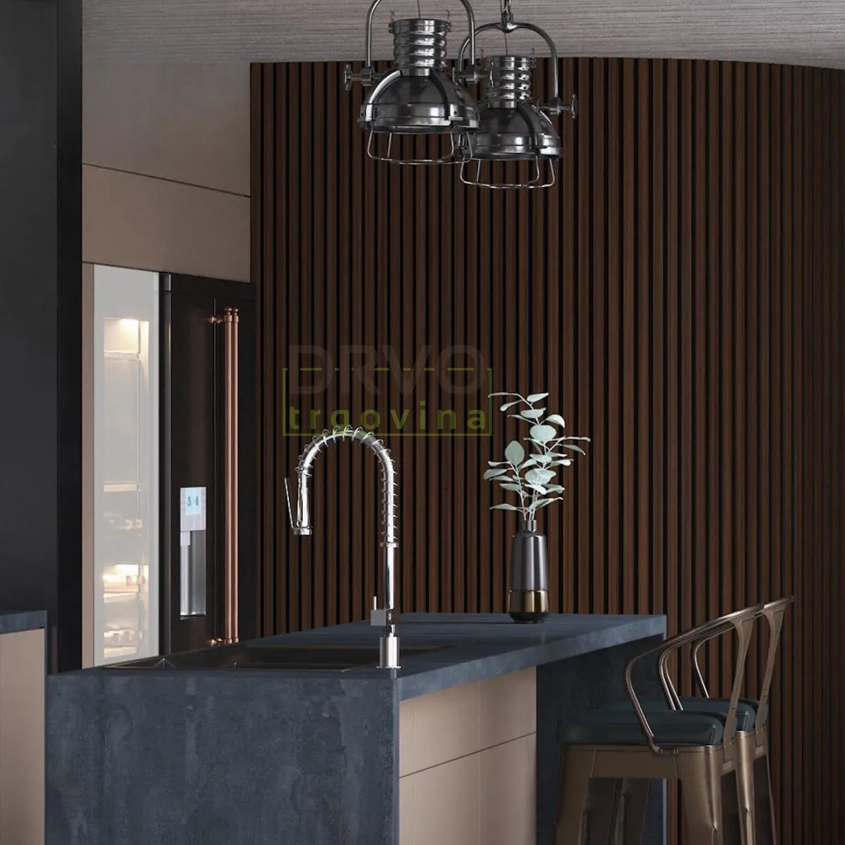 AKUSTIČNI PANELI MDF KRONO 17/600/2600mm  p= 1,56 m2 