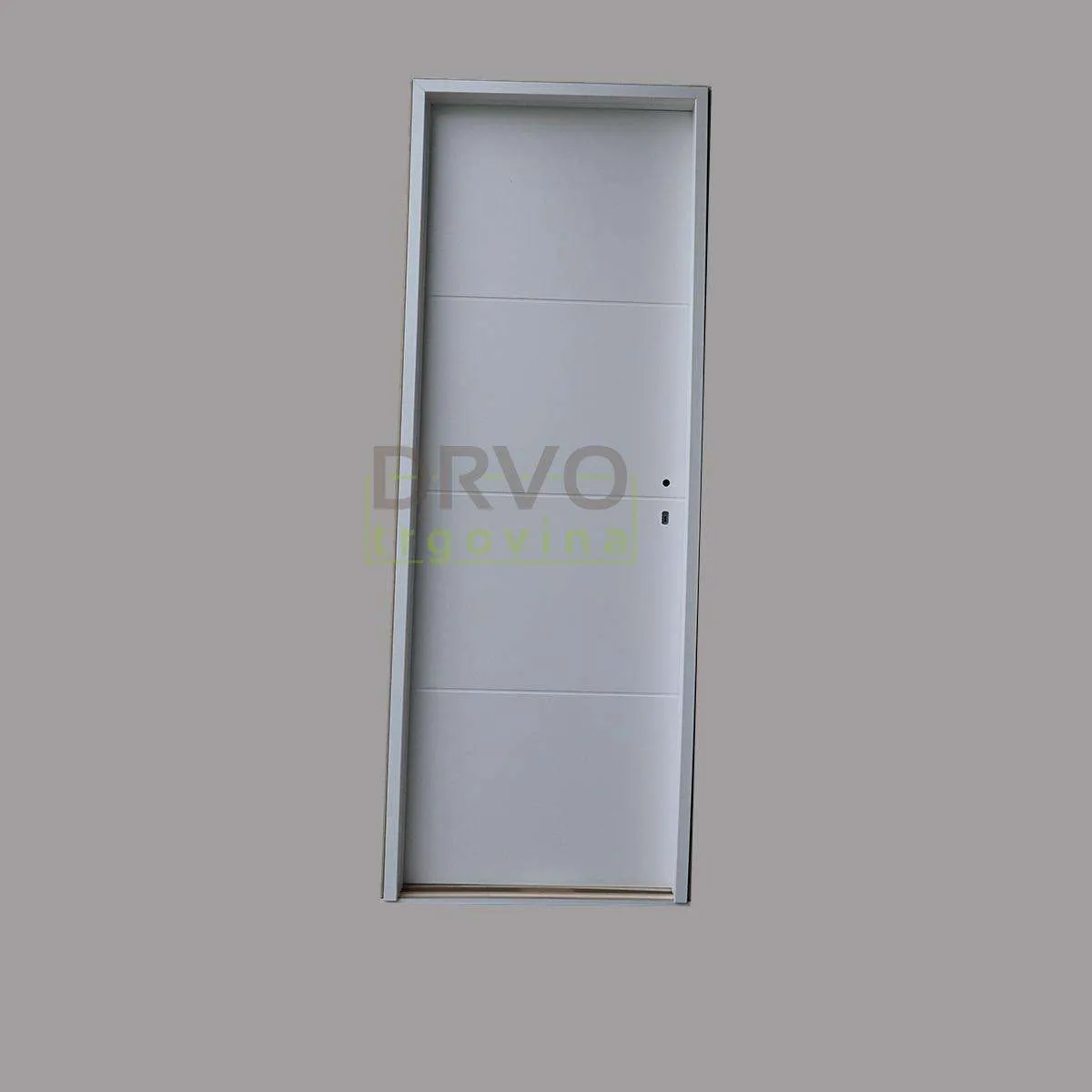 VRATA S DOVRATNIKOM CPL 0011 BIJELA, SKRIVENI PANTI, MAGNETSKA BRAVA, 78x210 