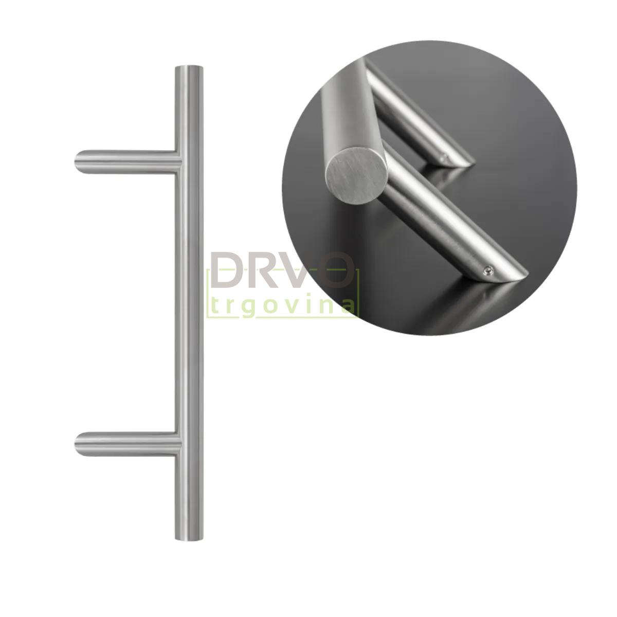 RUKOHVAT INOX ZAOBLJENI 45 FI 30x500mm 