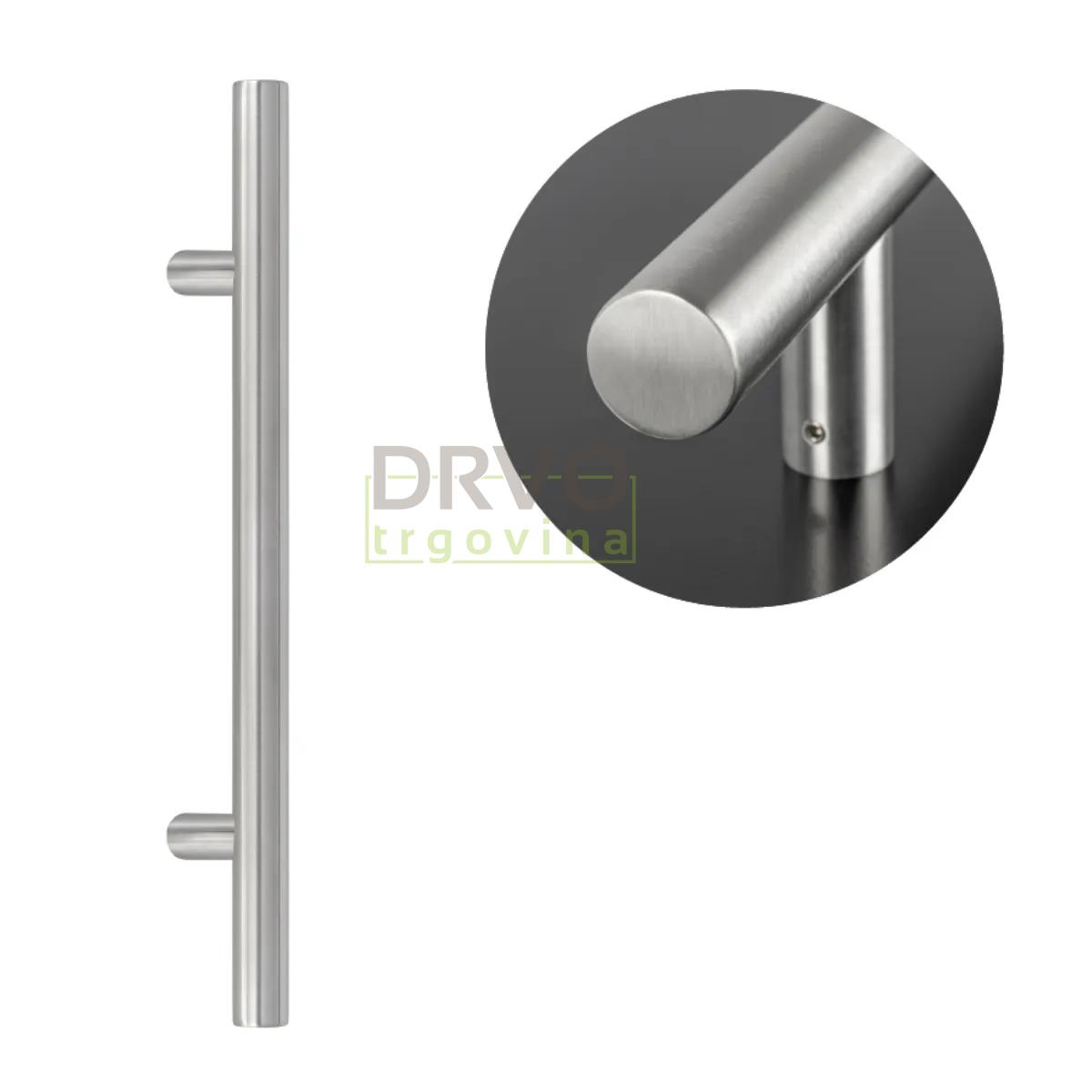 RUKOHVAT INOX ZAOBLJENI 90 FI30x500mm 