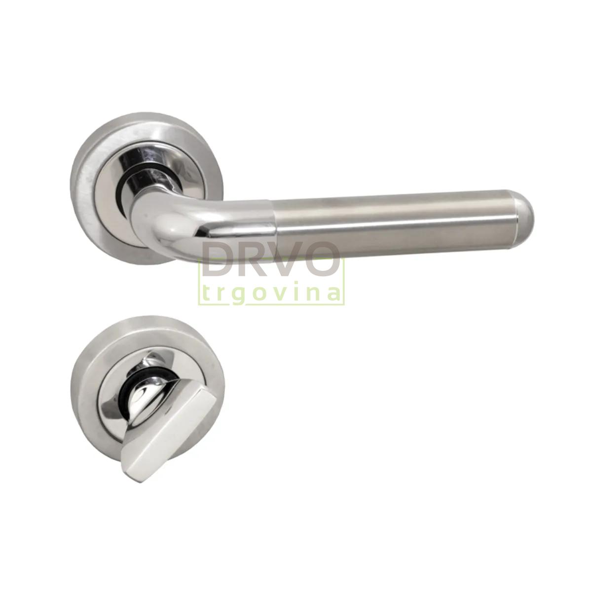 KVAKA BI-COLOR V ROZETA INOX WC 13493 