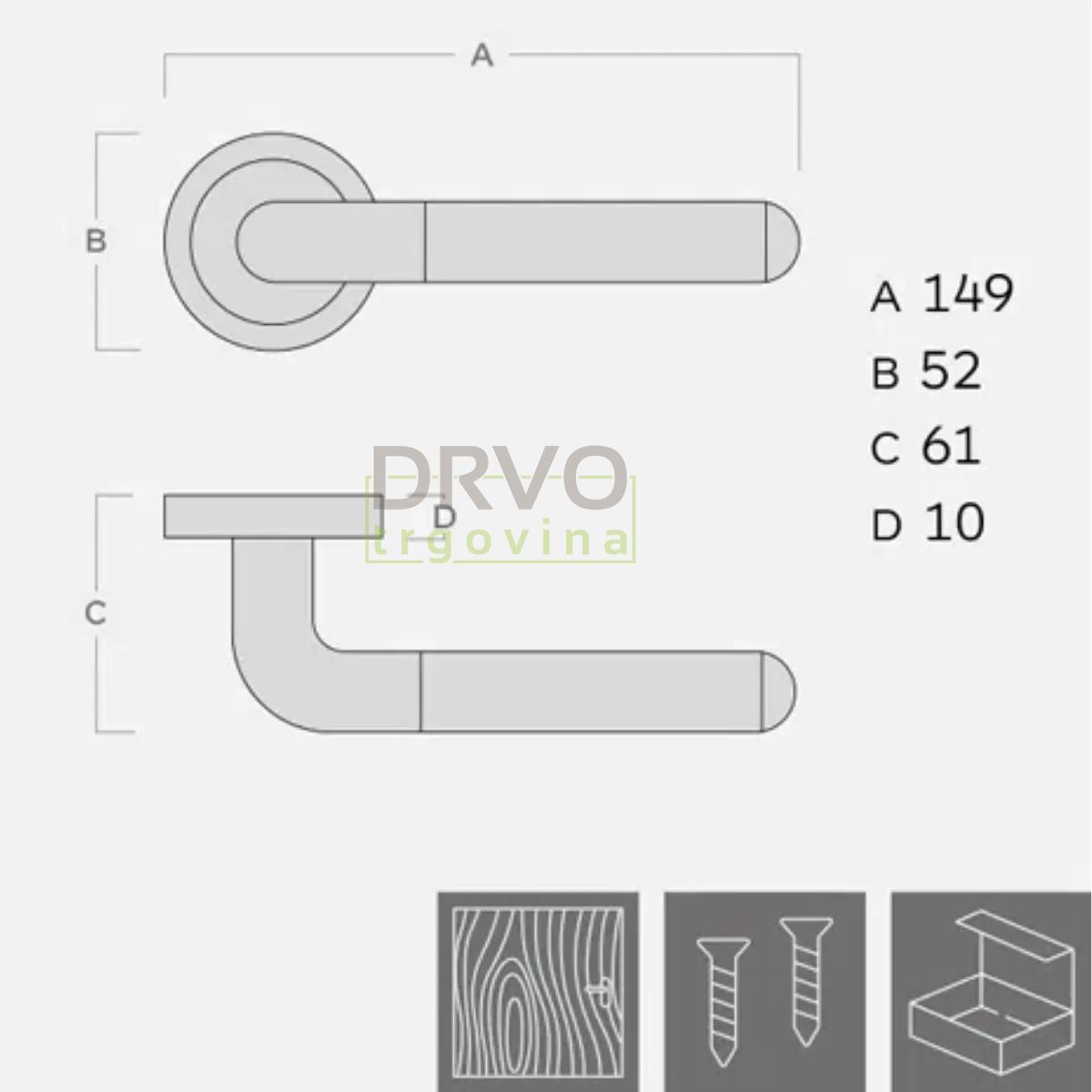 KVAKA BI-COLOR V ROZETA WC 15301 