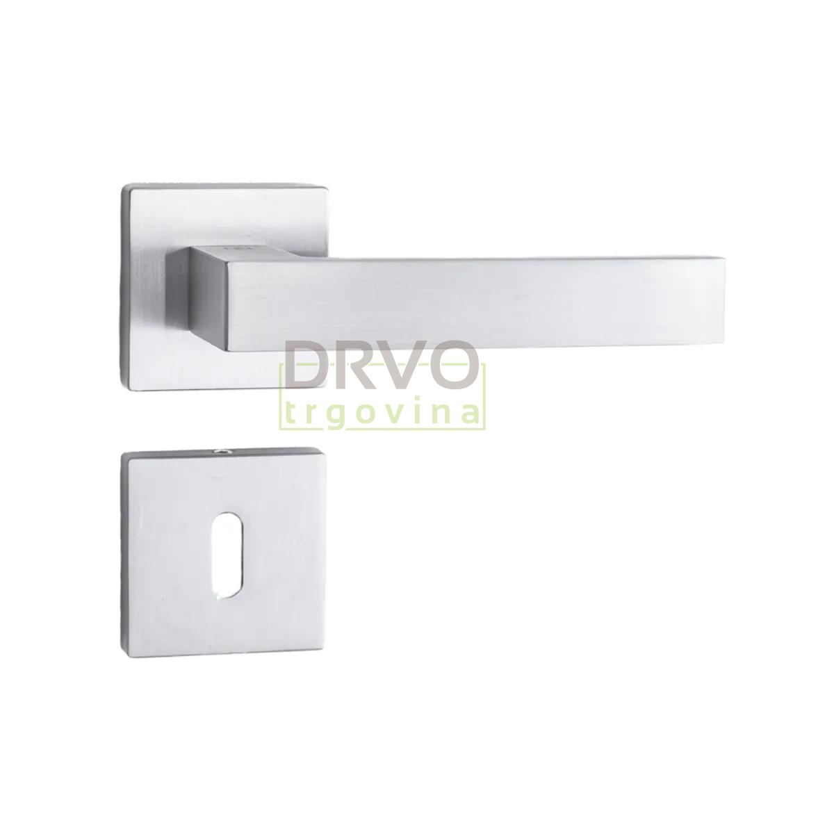 KVAKA QUADRO KROM MAT ROZETA KLJUČ 20026 110101 