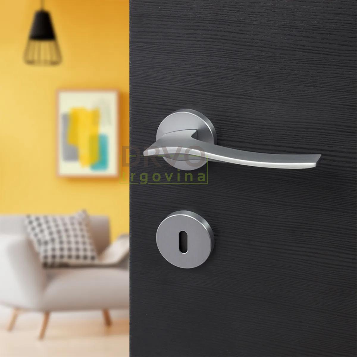 KVAKA LINEA KROM MAT OKRUGLA ROZETA KLJUČ 10676 