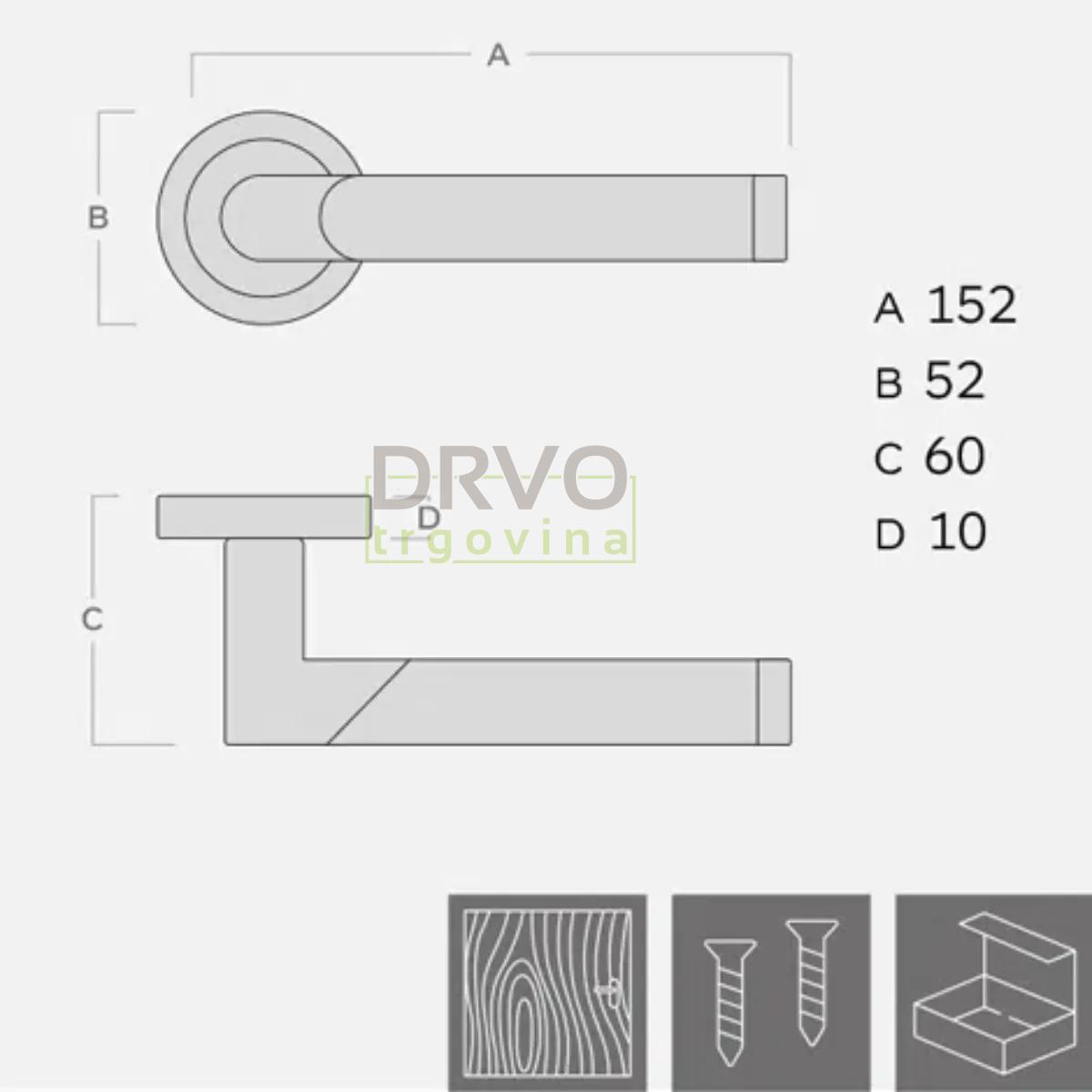 KVAKA BI-COLOR II ROZETA WC 
