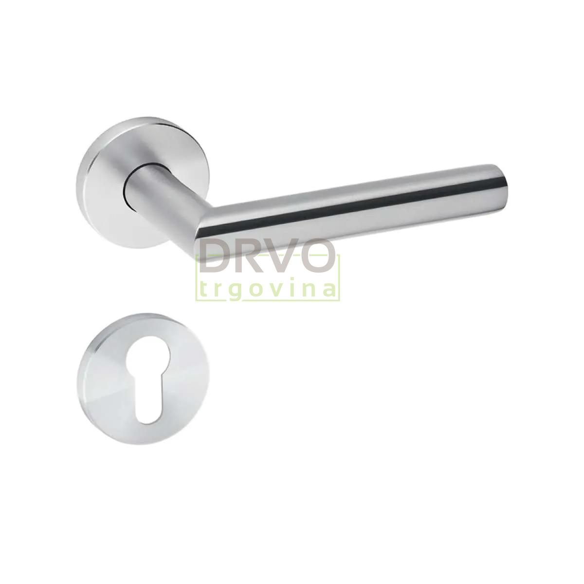 KVAKA METRO 102/236 ROZETA INOX CILINDAR 16274 