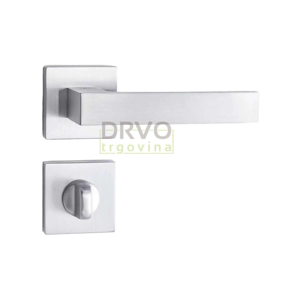 KVAKA QUADRO KROM MAT ROZETA WC 20027 