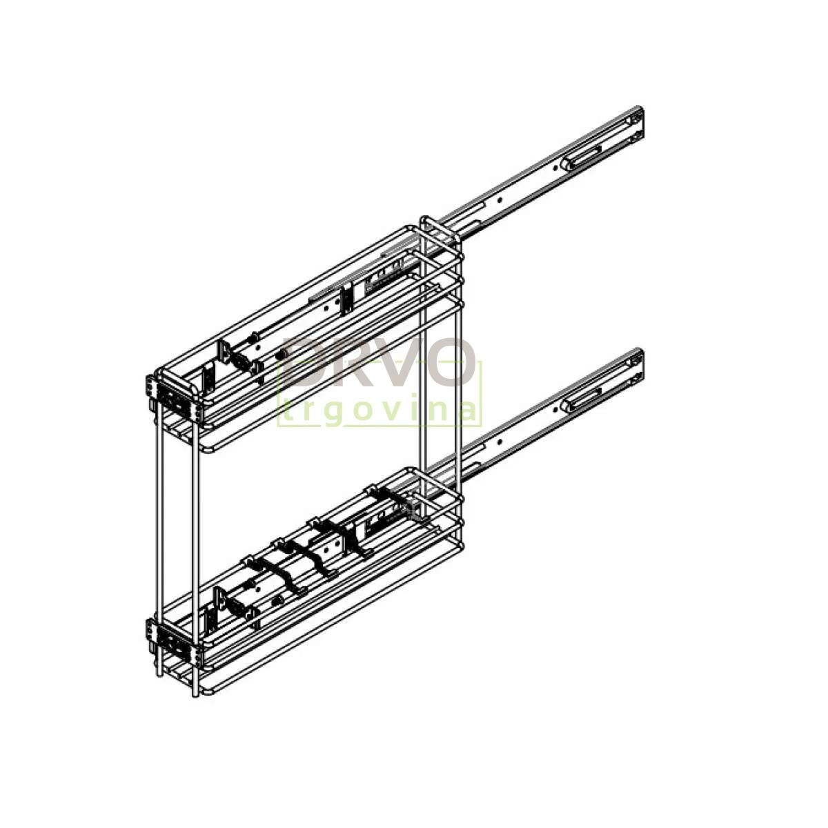 KOŠARA STARAX 150mm ST15BLUM-D 